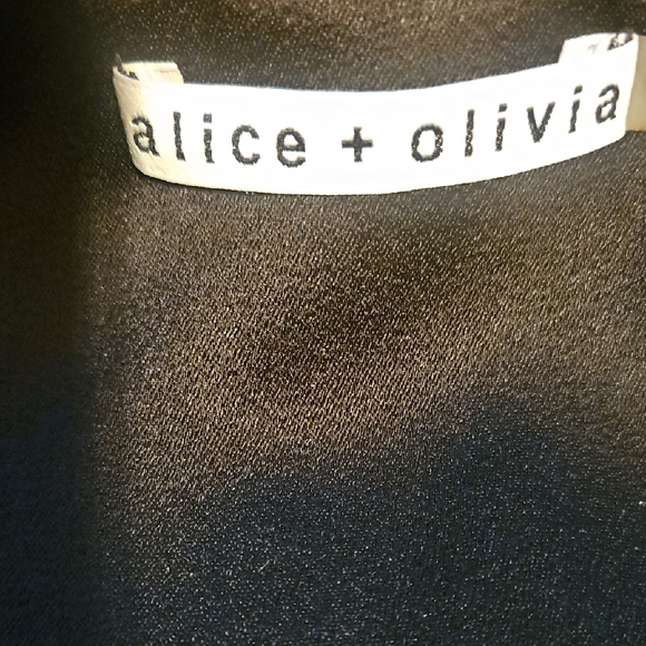 Alice + Olivia Bright Pink Blazer with Black Lapel - Picture 5 of 8